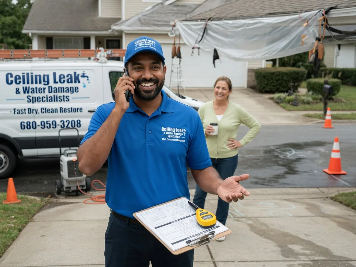 Ceiling Leak Cleanup De Soto, IA FAQs